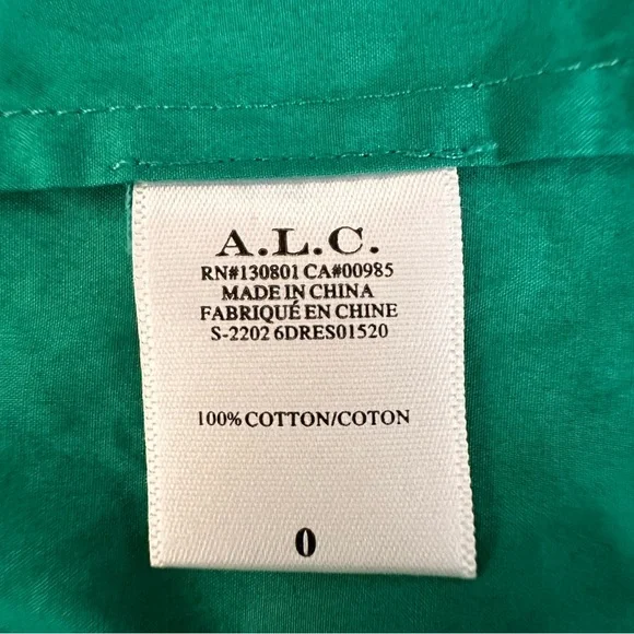 A.L.C. Alexa cutout ruffled tiered pleated cotton-poplin mini dress - Picture 12 of 13